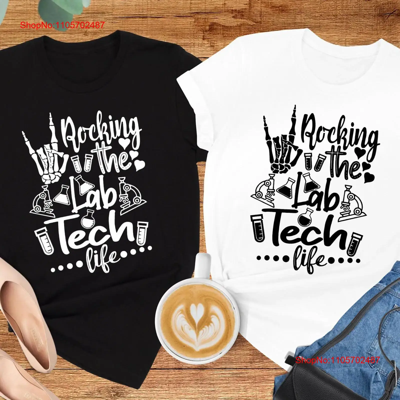 Medical Lab Graphics - Футболка Rocking The Lab Tech Life