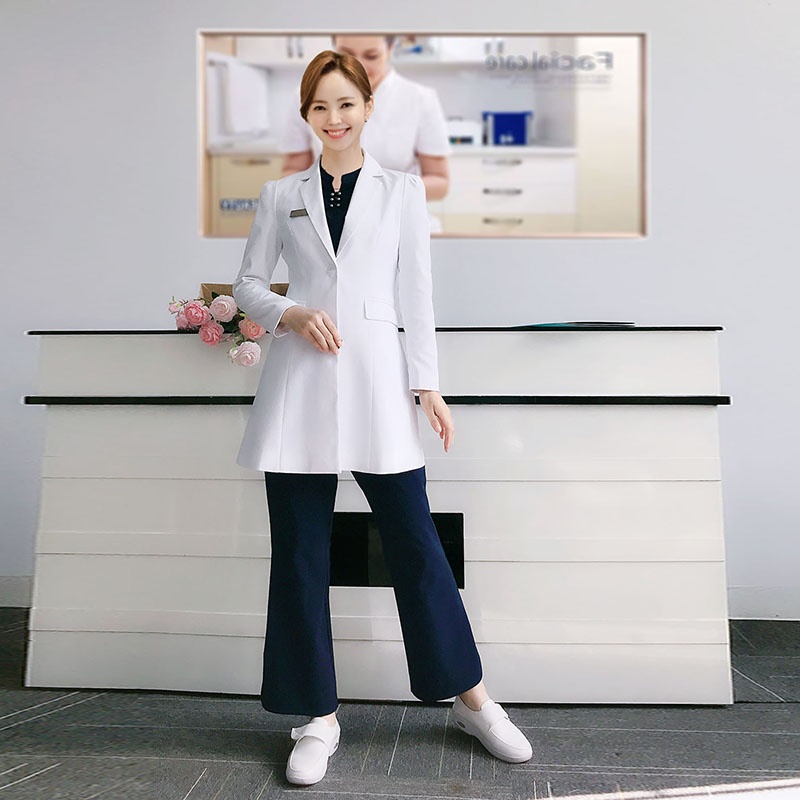 Белый медицинский халат с длин – обзор и цена Medical Lab Years